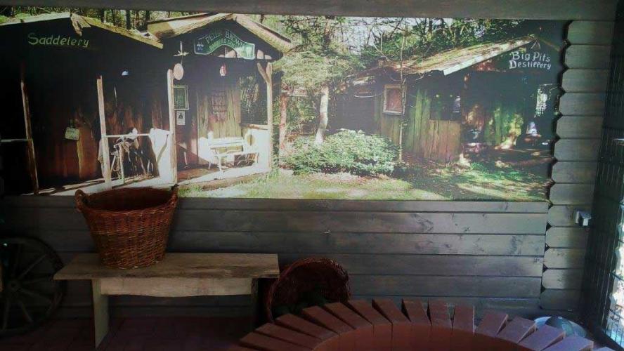 Bilderrückwand Saloon